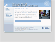 Tablet Screenshot of annarbormusicians.org